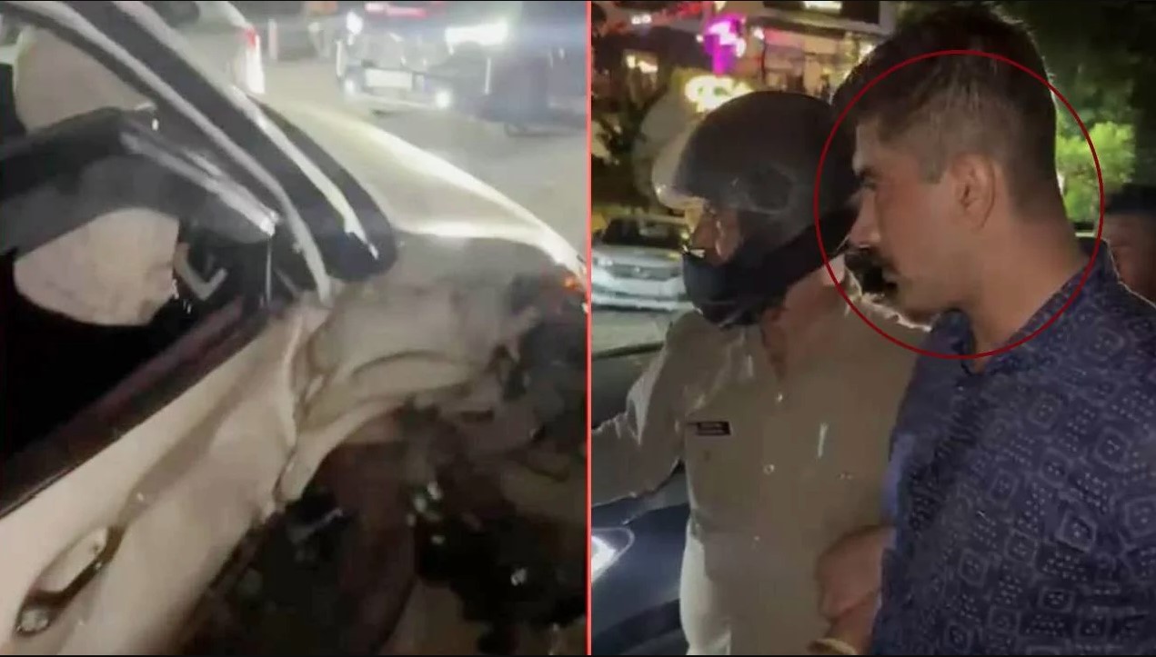 नशे में धुत थानाध्यक्ष ने मारी तीन गाड़ियों को टक्कर, एसएसपी ने तत्काल प्रभाव से किया सस्पेंड