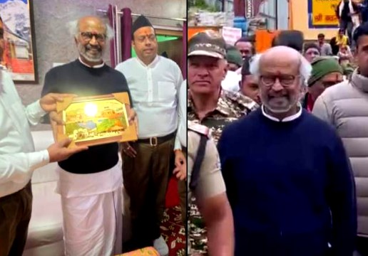 साउथ सुपरस्टार रजनीकांत पहुंचे बदरीनाथ धाम, भगवान बदरीविशाल के किए दर्शन